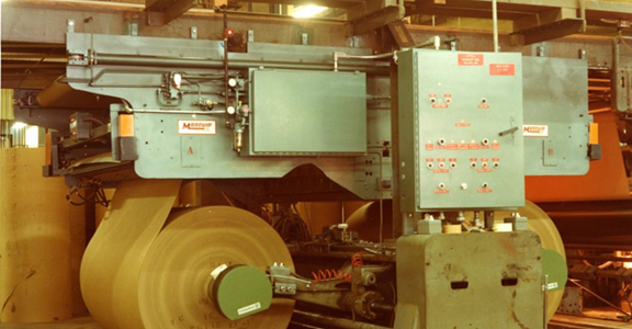 1976 Marquip high speed corrugator splicer