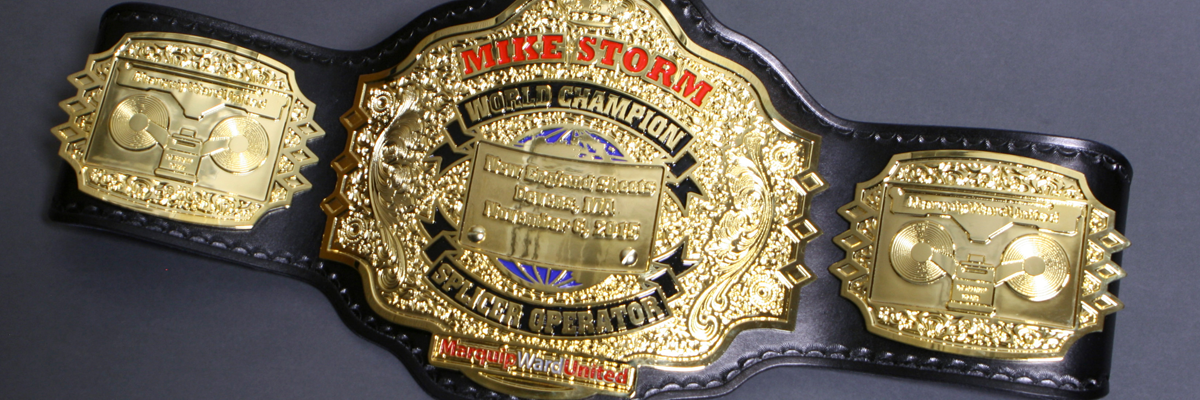 Corrugator Splicer World Champion Belt Buckle