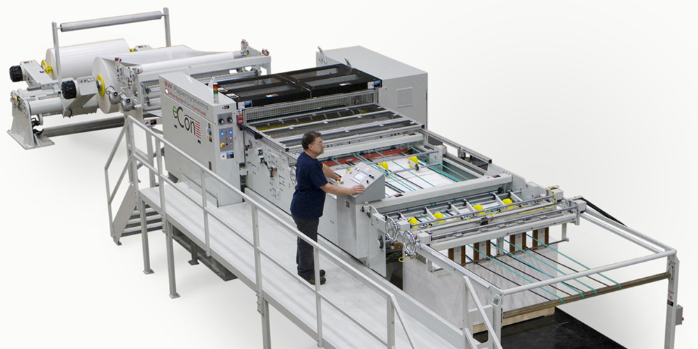 eCon Folio Sheeter Machine Stacker Übersicht eCon Folio Sheeter Machine Stacker Übersicht