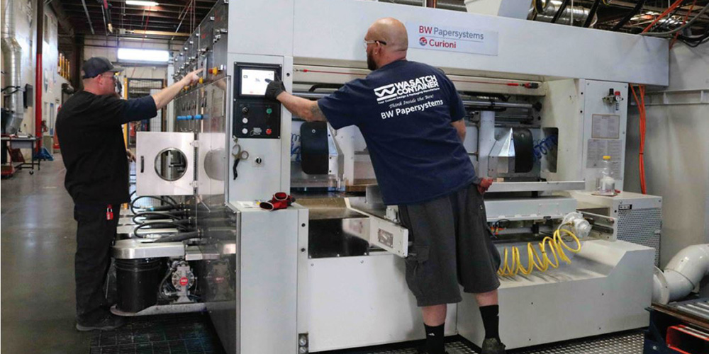 MiniPro 6.18 Flexo Folder Gluer for Wasatch Container MiniPro 6.18 Flexo Folder Gluer for Wasatch Container