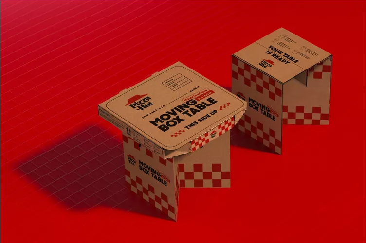 Pizza Hut Moving Table