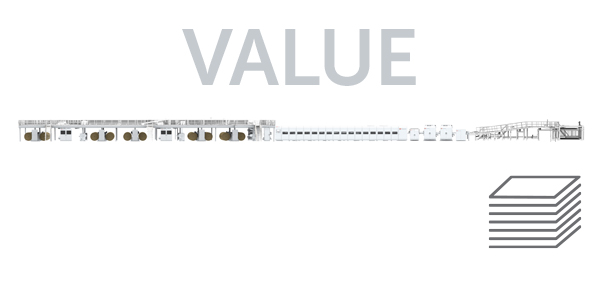 Value corrugador
