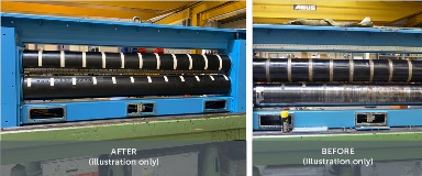 TIP F 1410 Jagenberg Basic Machine Type 4 Cross Cutter General Overhaul