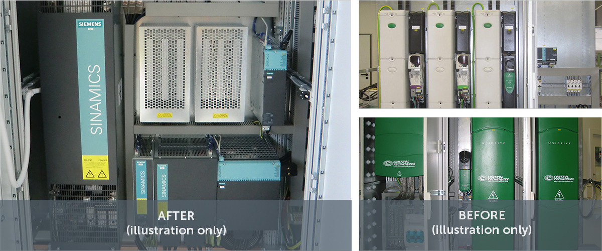 TIP F 1470 Austausch der veralteten CT-Zugrolle und des CC-Antriebssystems