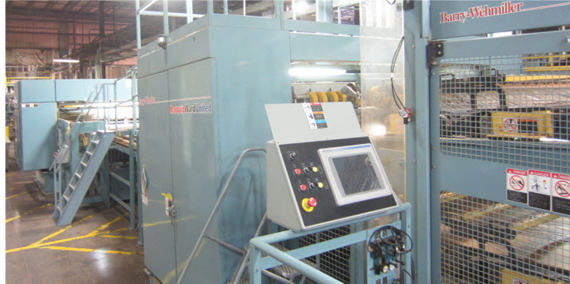 Used Corrugator Machine Control System, Knife and Stacker